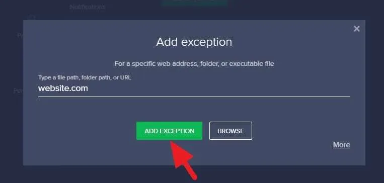 2 Cara Mencegah Avast Memblokir Website Tertentu 8 website exception 2 Cara Mencegah Avast Memblokir Website Tertentu 8 website exception