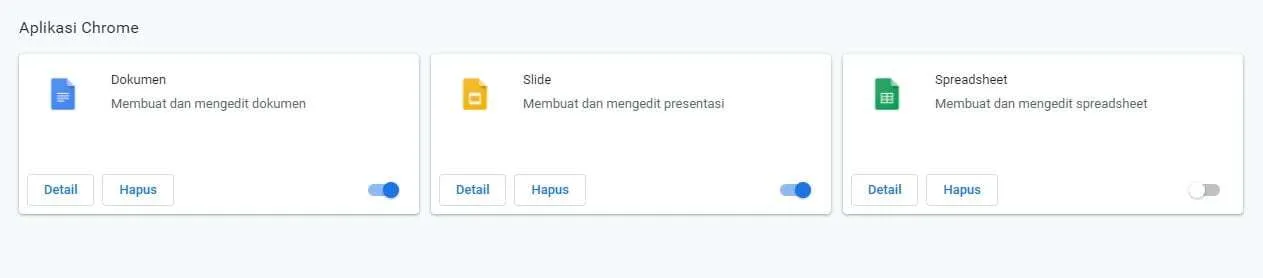 Aplikasi Chrome Cara Melihat Ekstensi Apa Saja yang Terinstal di Chrome 6 Aplikasi Chrome