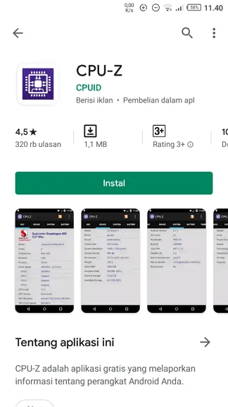 3 Cara Mudah Mengetahui Tipe HP Android Apapun 6 CPU Z 3 Cara Mudah Mengetahui Tipe HP Android Apapun 6 CPU Z