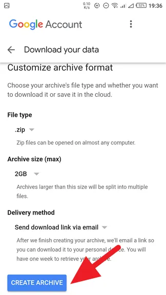 Cara Download Data Google+ Kamu Sebelum Dihapus! 4 Delivery method Cara Download Data Google+ Kamu Sebelum Dihapus! 4 Delivery method
