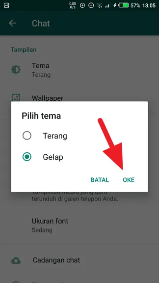 Cara Aktifkan 'Dark Mode' di WhatsApp Agar Mata Jadi Nyaman 7 Gelap Cara Aktifkan 'Dark Mode' di WhatsApp Agar Mata Jadi Nyaman 7 Gelap