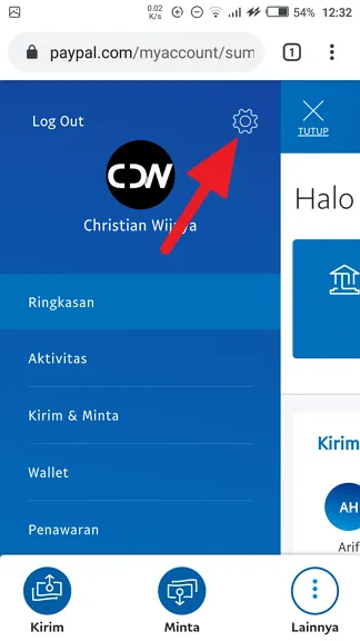 Cara Mengganti Nama PayPal Menggunakan KTP 4 Roda gigi PayPal Cara Mengganti Nama PayPal Menggunakan KTP 4 Roda gigi PayPal