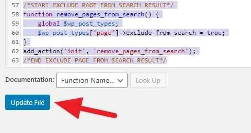 Cara Mengecualikan Halaman di Hasil Pencarian WordPress 5 Update File Cara Mengecualikan Halaman di Hasil Pencarian WordPress 5 Update File