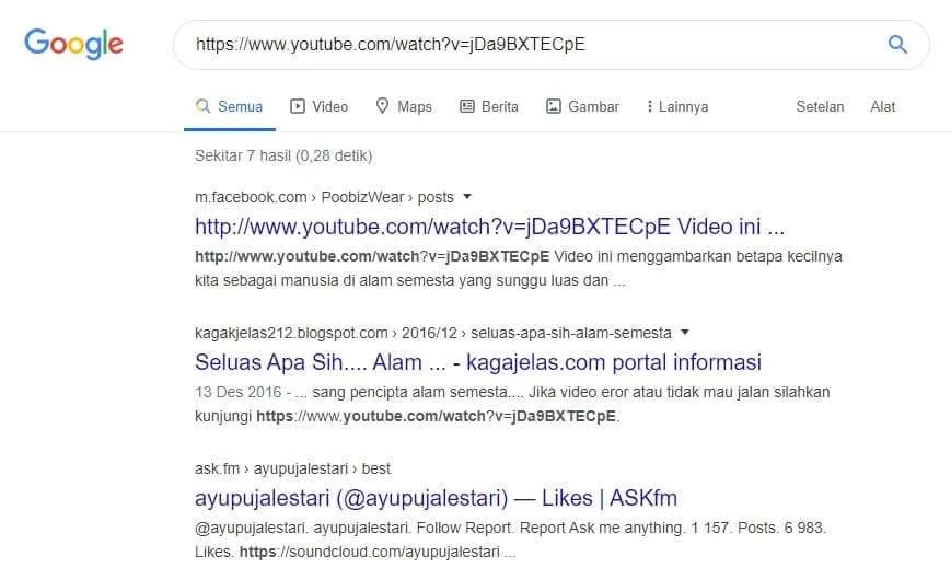 3 Cara Mengetahui Video YouTube yang Sudah Dihapus 5 hasil pencarian 3 Cara Mengetahui Video YouTube yang Sudah Dihapus 5 hasil pencarian
