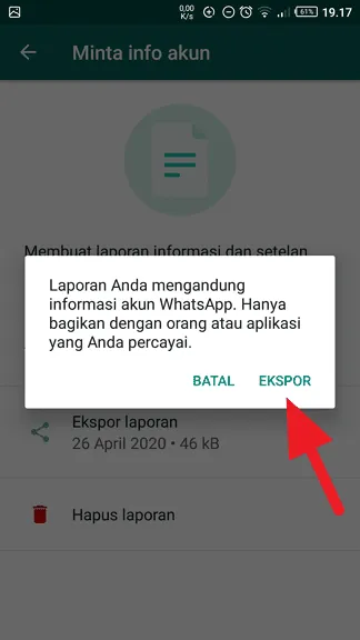 Cara Mengetahui Kapan Akun WhatsApp Kamu Dibuat 10 Ekspor Cara Mengetahui Kapan Akun WhatsApp Kamu Dibuat 10 Ekspor