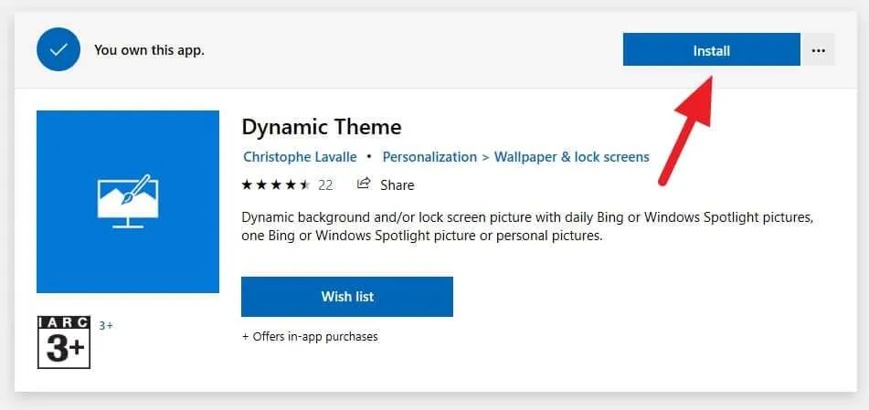 Cara Jadikan Windows Spotlight Sebagai Wallpaper PC/Laptop 6 Install Dynamic Theme Cara Jadikan Windows Spotlight Sebagai Wallpaper PC/Laptop 6 Install Dynamic Theme