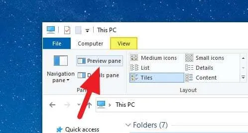 Cara Aktifkan Preview Pane di Windows 10 4 Preview Pane Cara Aktifkan Preview Pane di Windows 10 4 Preview Pane