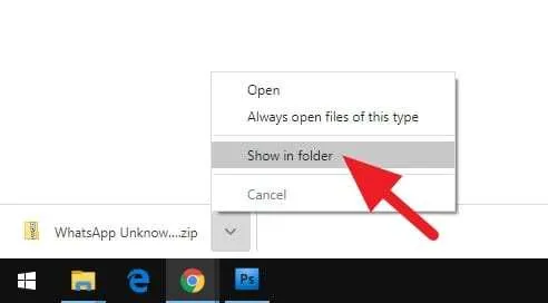 Cara Download Banyak Foto Sekaligus di WhatsApp Web 9 Show in folder Cara Download Banyak Foto Sekaligus di WhatsApp Web 9 Show in folder