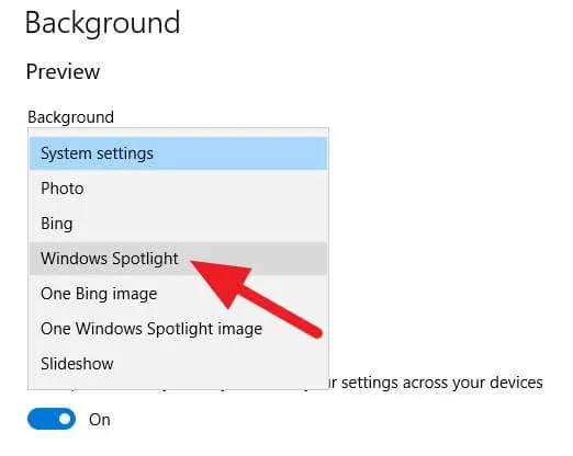 Cara Jadikan Windows Spotlight Sebagai Wallpaper PC/Laptop 8 Windows Spotlight Cara Jadikan Windows Spotlight Sebagai Wallpaper PC/Laptop 8 Windows Spotlight
