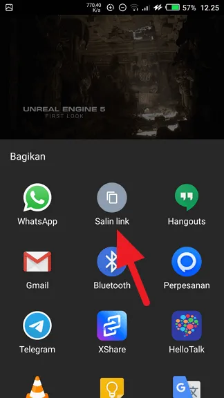 Cara Melihat URL Video Aplikasi Youtube Android 4 Salin link 1 Cara Melihat URL Video Aplikasi Youtube Android 4 Salin link 1