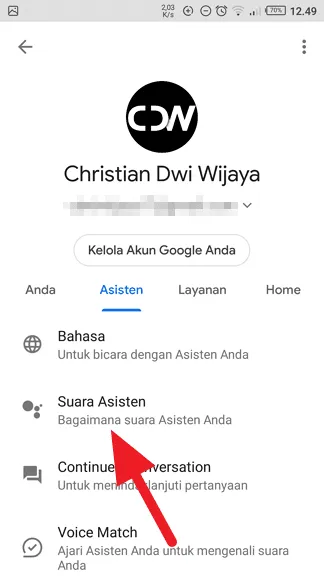 Suara Asisten Cara Ganti Suara Google Assistant Bahasa Indonesia 5 Suara Asisten