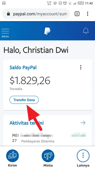 Transfer Dana Cara Transfer Saldo PayPal ke OVO dengan Mudah 7 Transfer Dana