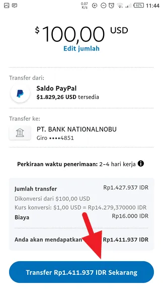 Transfer sekarang Cara Transfer Saldo PayPal ke OVO dengan Mudah 10 Transfer sekarang