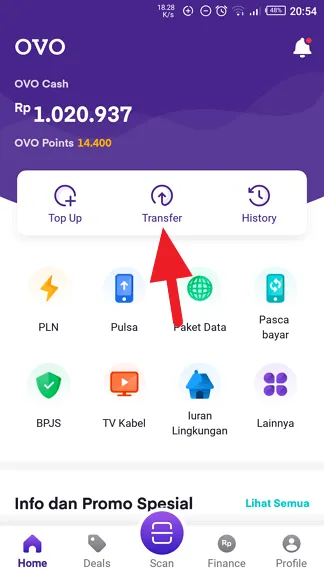 OVO Transfer Cara Transfer OVO ke Rekening Bank Apapun 3 OVO Transfer