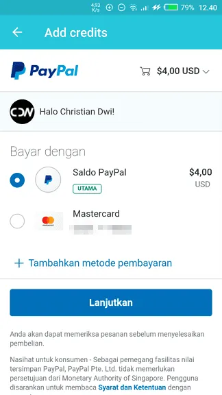 Payment Cara Telepon ke Luar Negeri Murah (Mulai Rp 72/Menit) 8 Payment