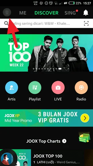 Profil Cara Cepat Hapus Lagu Offline di Aplikasi Joox 3 Profil