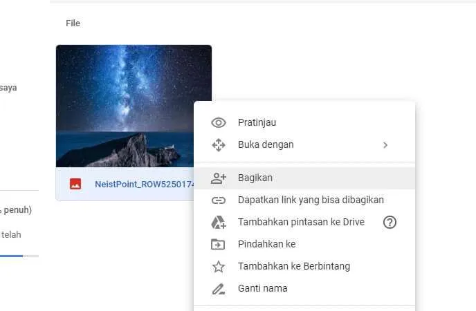 Cara Memindahkan File Google Drive ke Akun Lain 3 Bagikan File Cara Memindahkan File Google Drive ke Akun Lain 3 Bagikan File