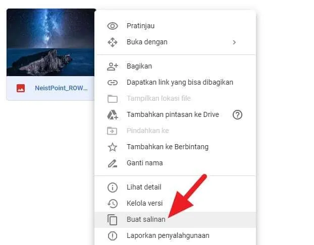 Cara Memindahkan File Google Drive ke Akun Lain 7 Buat salinan Cara Memindahkan File Google Drive ke Akun Lain 7 Buat salinan