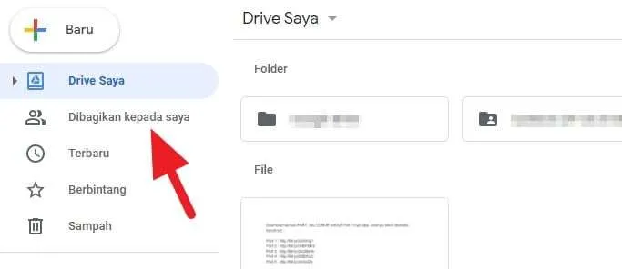 Cara Memindahkan File Google Drive ke Akun Lain 6 Dibagikan kepada saya Cara Memindahkan File Google Drive ke Akun Lain 6 Dibagikan kepada saya
