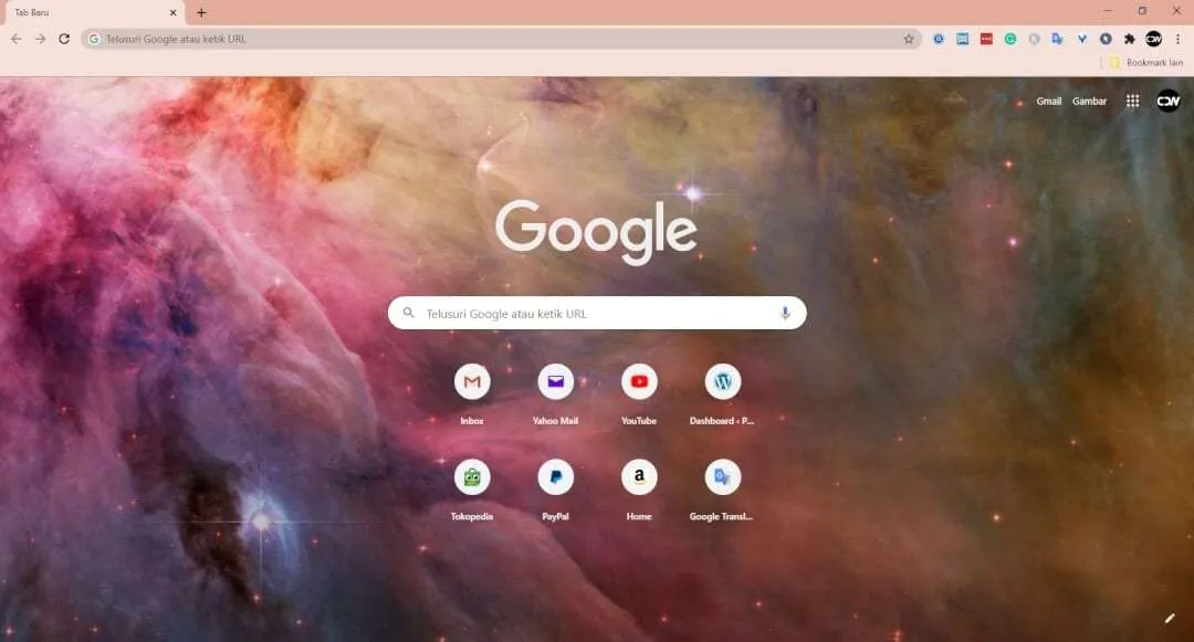 Warna background chrome Cara Mengganti Background Google Chrome dengan Foto Sendiri 7 Warna background chrome