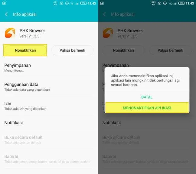 hapus bloatware 7 Cara Menambah RAM Bebas di Android 4 hapus bloatware