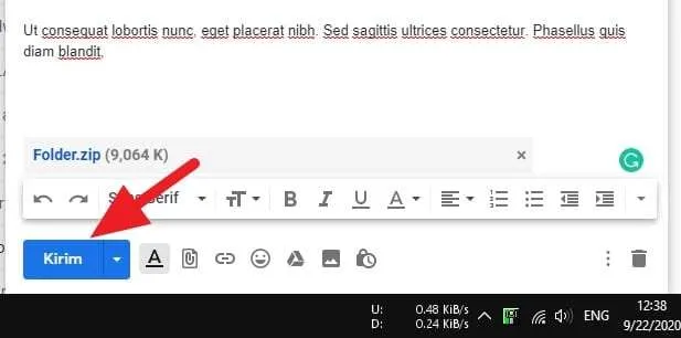 Cara Mengirim Folder Lewat Email dengan Mudah 9 Kirim email Cara Mengirim Folder Lewat Email dengan Mudah 9 Kirim email