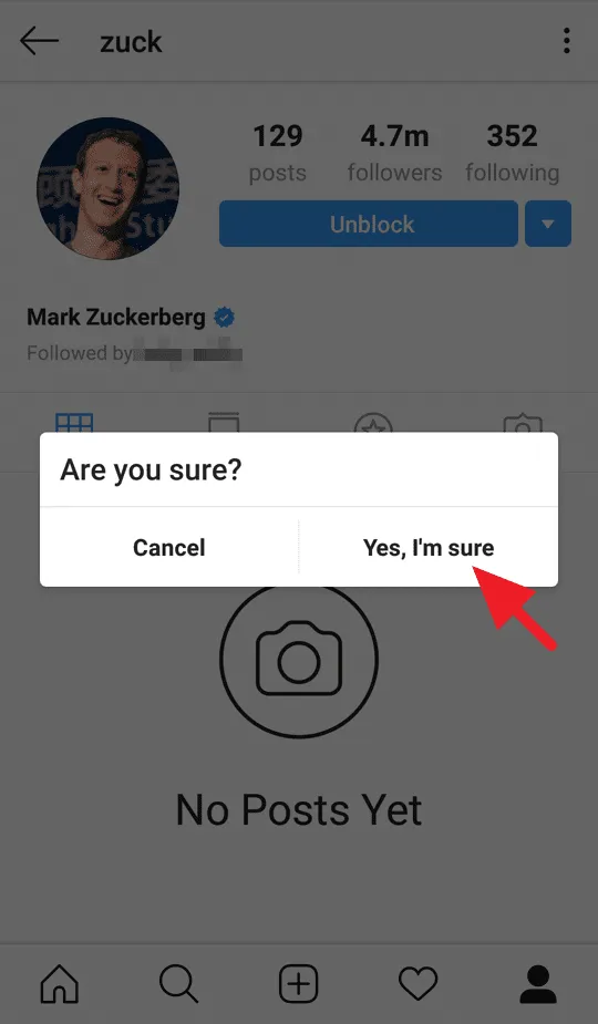 Cara Unblock Instagram Seseorang dengan Mudah 10 Konfirmasi Cara Unblock Instagram Seseorang dengan Mudah 7 Konfirmasi
