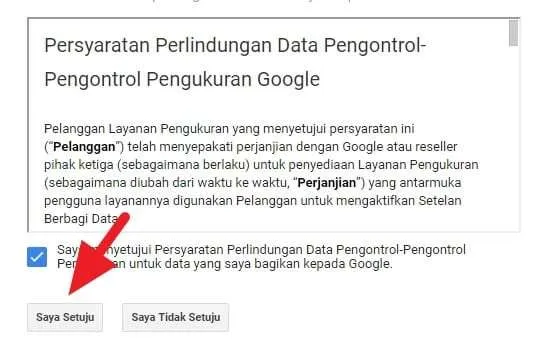 Cara Tambahkan Website Baru ke Google Analytics 12 Saya setuju Cara Tambahkan Website Baru ke Google Analytics 12 Saya setuju