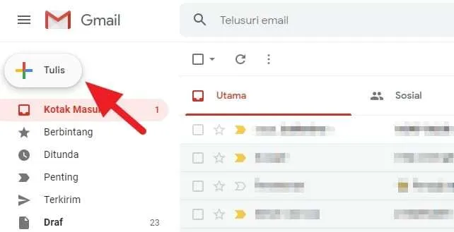 Cara Mengirim Folder Lewat Email dengan Mudah 5 Tulis email 1 Cara Mengirim Folder Lewat Email dengan Mudah 5 Tulis email 1