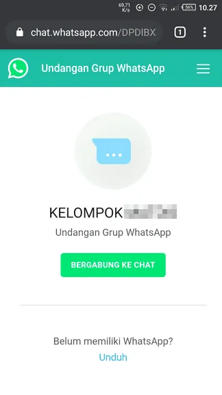 Gabung grup via tautan Cara Membuat Link Undangan Grup WhatsApp 7 Gabung grup via tautan