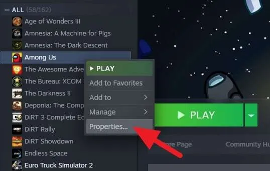 Cara Memindahkan Game Steam ke Disk Lain 5 Game Properties Steam Cara Memindahkan Game Steam ke Disk Lain 5 Game Properties Steam