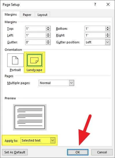 Cara Membuat Microsoft Word Jadi Landscape 8 OK 2 Cara Membuat Microsoft Word Jadi Landscape 8 OK 2