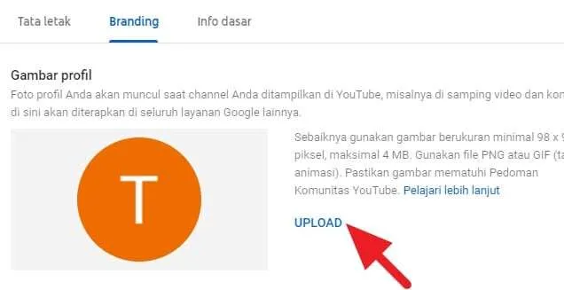 Cara Ganti Foto Profil Channel Youtube Kamu 10 Upload Cara Ganti Foto Profil Channel Youtube Kamu 10 Upload