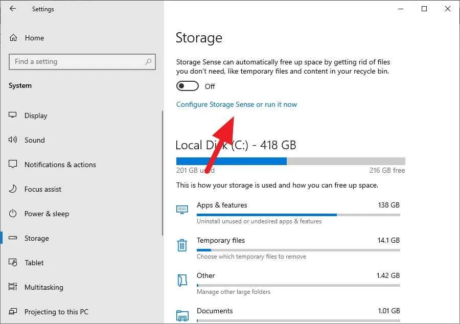 Configure storage Cara Hapus Folder Windows.old dengan Benar 6 Configure storage