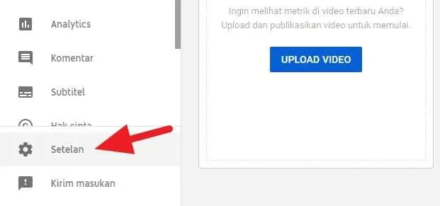 Setelan 6 Cara Menyembunyikan Jumlah Subscriber YouTube 4 Setelan 6