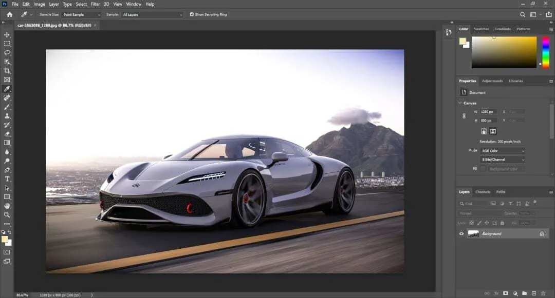 Adobe Photoshop Cara Termudah Membuat Garis Mengikuti Gambar di Photoshop 3 Adobe Photoshop