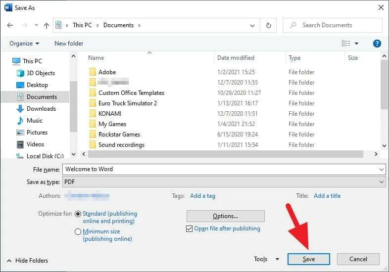 Cara Mengubah Dokumen Word Jadi PDF dengan Instan! 7 Save PDF Cara Mengubah Dokumen Word Jadi PDF dengan Instan! 7 Save PDF