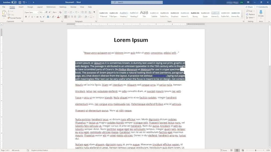 6 Cara Merapikan Tulisan di Word Agar Tampak Profesional 3 Bad document 6 Cara Merapikan Tulisan di Word Agar Tampak Profesional 3 Bad document