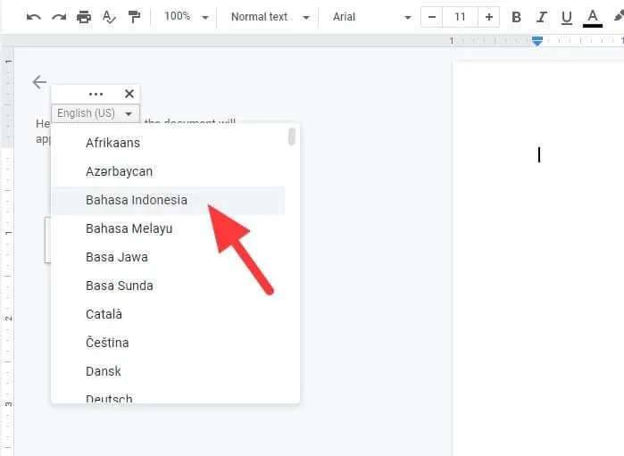 Bahasa Indonesia Cara Cepat Mengetik Dokumen Dengan Suara di PC/Laptop 3 Bahasa Indonesia