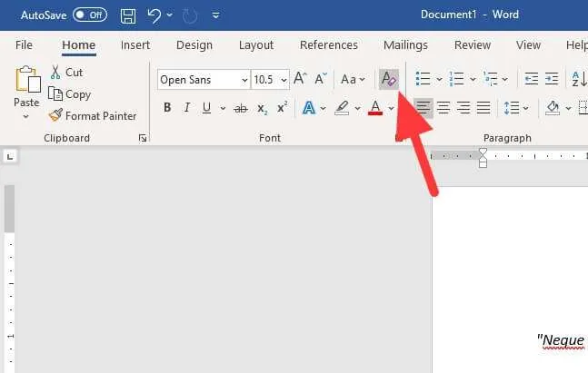 6 Cara Merapikan Tulisan di Word Agar Tampak Profesional 5 Clear formatting button 6 Cara Merapikan Tulisan di Word Agar Tampak Profesional 5 Clear formatting button