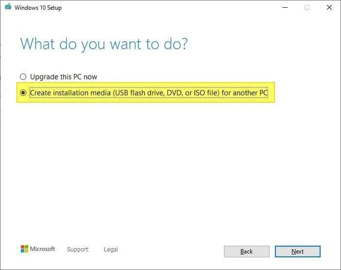 Cara Membuat Bootable Windows 10 di Flash Disk 7 Create installation media Cara Membuat Bootable Windows 10 di Flash Disk 7 Create installation media