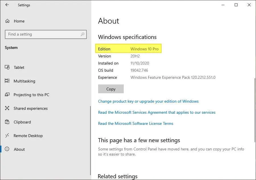 Edition Cara Mengetahui Windows 10 Home atau Pro 6 Edition