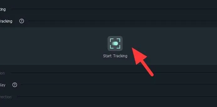 Start tracking Cara Sensor Wajah (BLUR) di Filmora dalam 2 Menit 7 Start tracking
