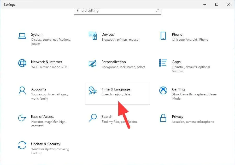 Cara Mengubah Bahasa di Windows 10 Menjadi Indonesia 4 Time and language Cara Mengubah Bahasa di Windows 10 Menjadi Indonesia 4 Time and language