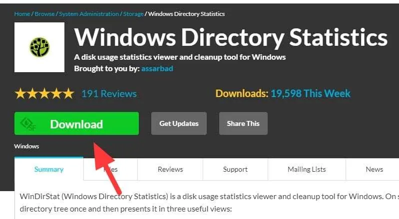 WinDirStat Cara Instan Mencari File Berukuran Besar di Windows 10 9 WinDirStat