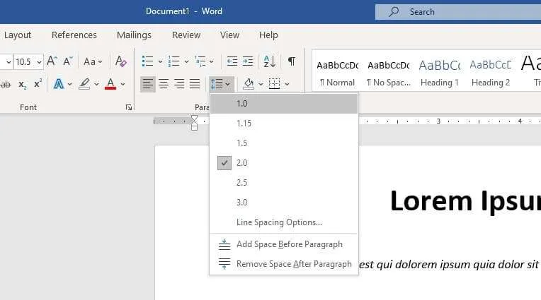 6 Cara Merapikan Tulisan di Word Agar Tampak Profesional 9 line spacing 6 Cara Merapikan Tulisan di Word Agar Tampak Profesional 9 line spacing
