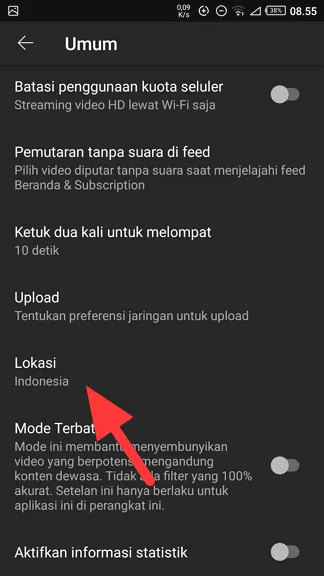 Cara Mengubah Lokasi Negara di Youtube 6 Lokasi Cara Mengubah Lokasi Negara di Youtube 6 Lokasi