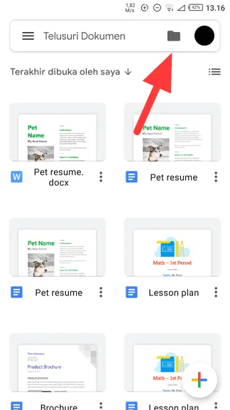 Open Cara Mengubah Word ke PDF di Android dengan Google Docs 4 Open
