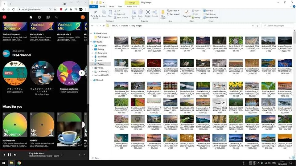 half window Cara Menggunakan Split Screen Windows 10 Agar Lebih Produktif 9 half window