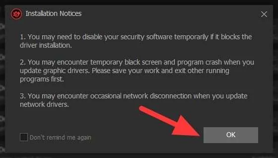 installation notices Cara Update Semua Driver Windows 10 dengan Sekali Klik 7 installation notices
